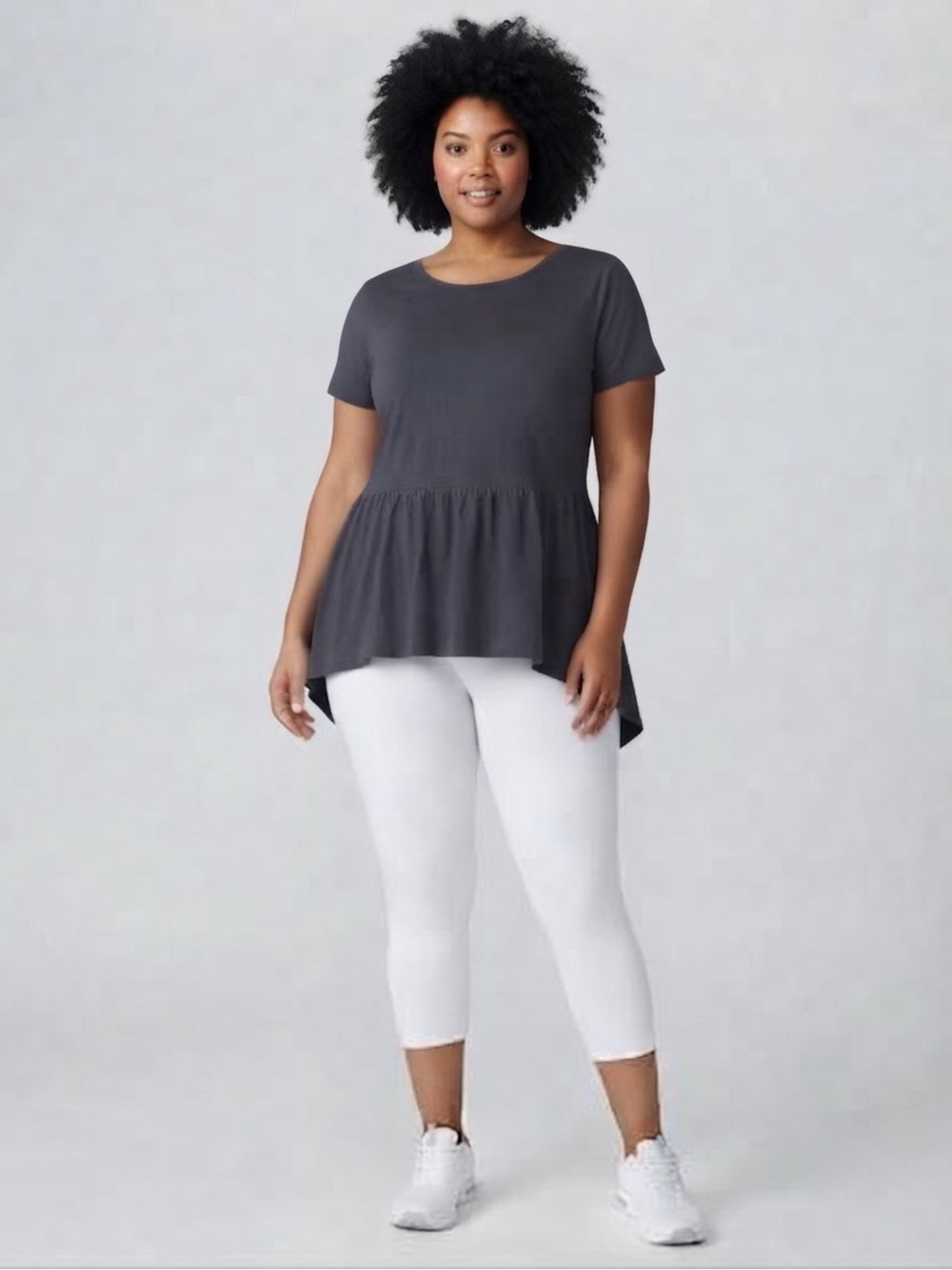 Mote High Low Short Sleeve Top